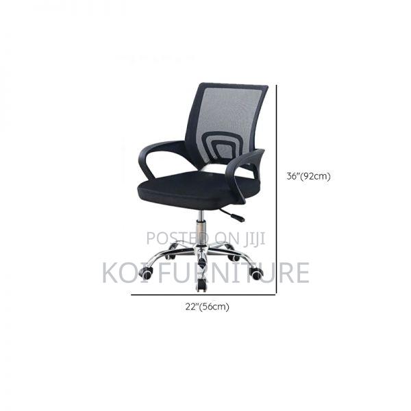 Office Chair : Medium-Back Secretarial Office Chair - thumbnail 3
