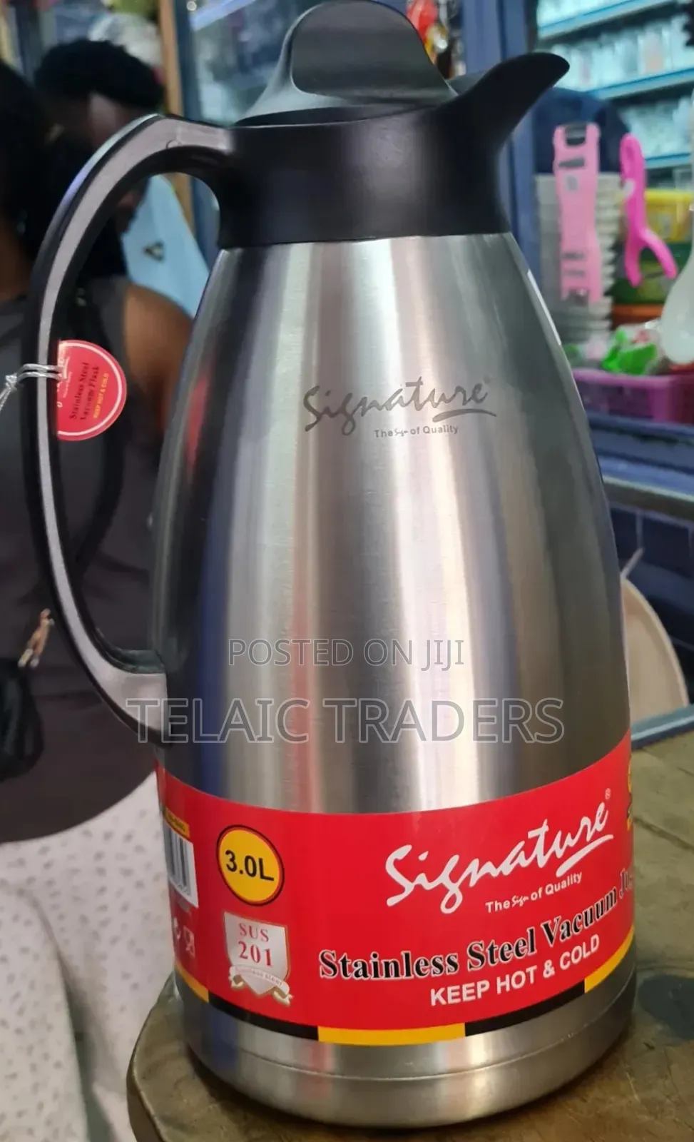 3.0litres Signature Stainless Flask