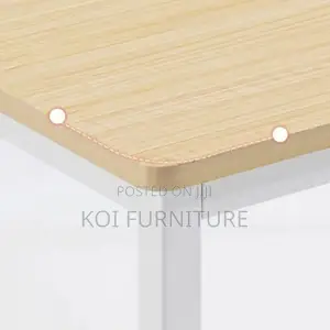 Office Desk : 1.2m Modern Office Desk With Rustic Wood-Finish Top