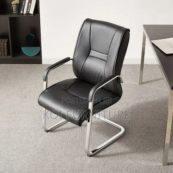 Office Chair : Leather Executive Cantilever Chair