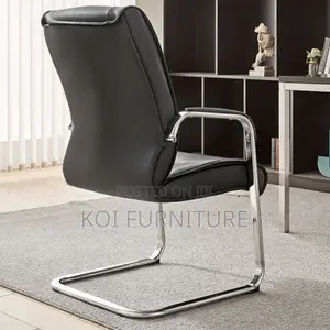 Office Chair : Leather Executive Cantilever Chair