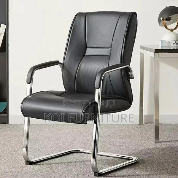 Office Chair : Leather Executive Cantilever Chair