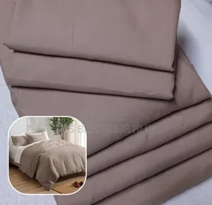 6pcs Pure Cotton Plain Duvet Covers Size 7/8 :