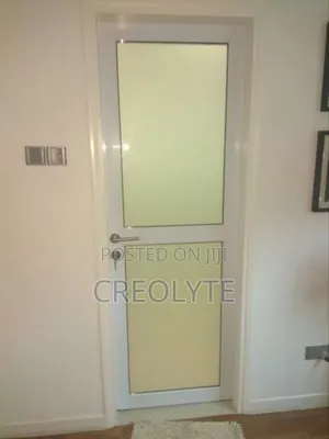 Heavy Duty White Framed Aluminium Door