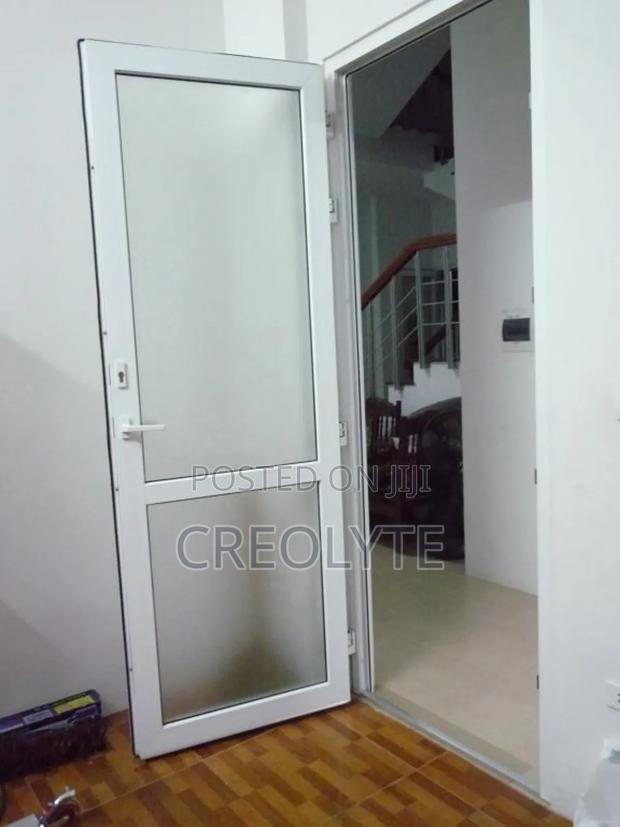 Full Glass Lite Aluminium Door - main view