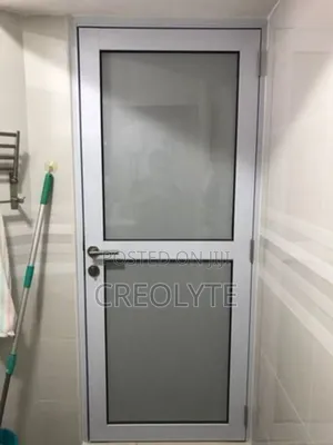 Full Glass Lite Aluminium Door