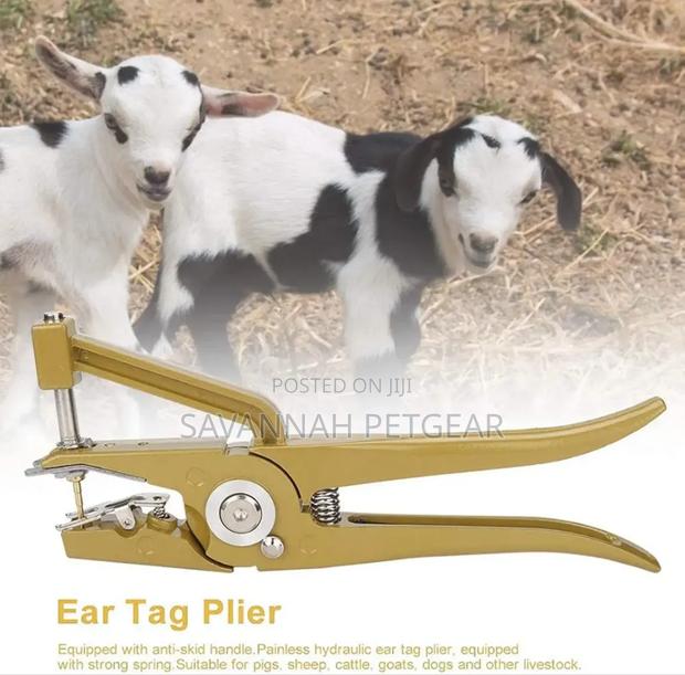 Hydraulic Universal Animal Ear Tag Applicator for Pigs, Cows, Goats - thumbnail 5