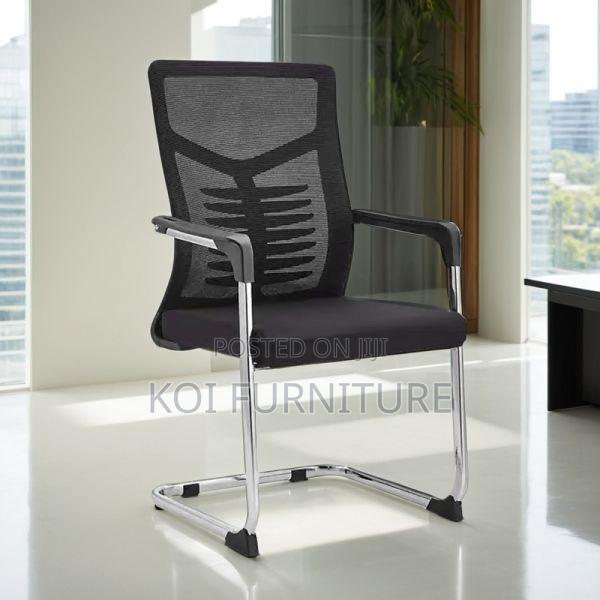 Office Chair : Ergonomic Mesh Office Visitor Seat - thumbnail 7