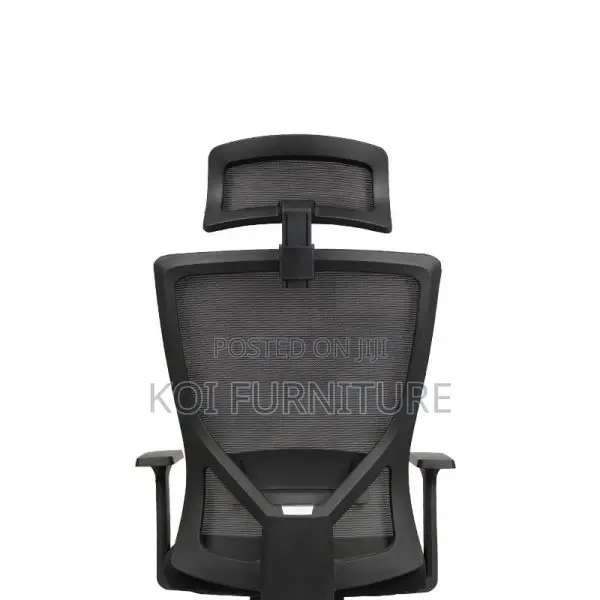 Office Chair : Black Mesh Office Chair With High Backrest