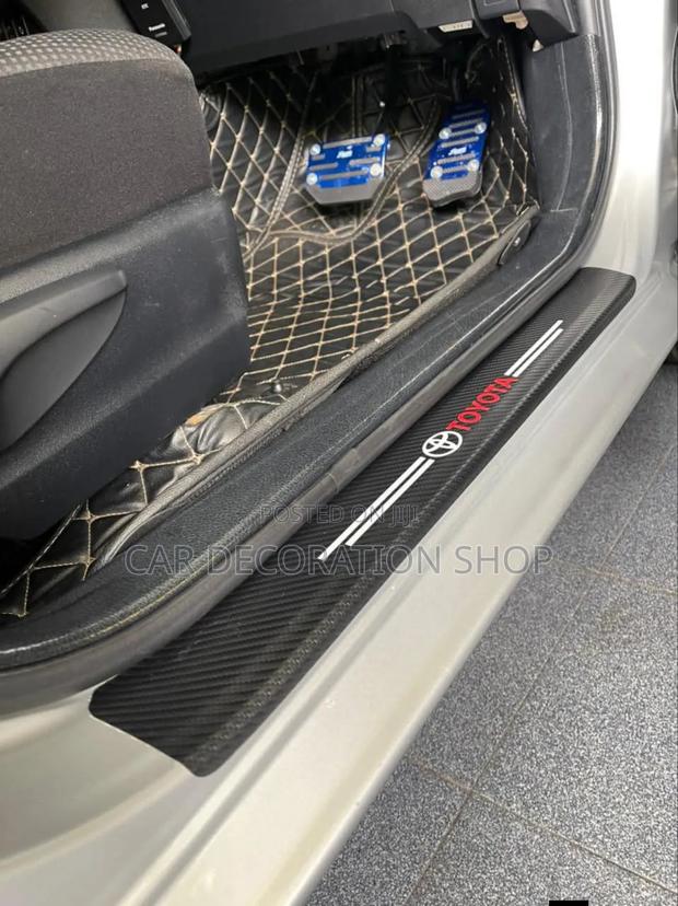 Stylish Toyota Branded Door Sill Stickers