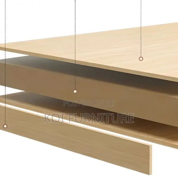 Office Desk : 1-Way Workstation 1.2m X 0.6m in Brown.