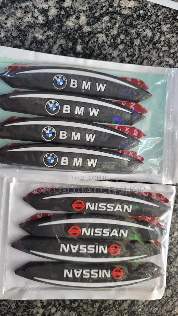 4pc BMW/Nissan Branded Self Adhesivedoor Edge Guard Scratch Protector