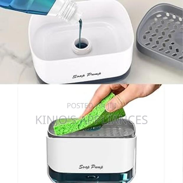 Soap Pump and Sponge Caddy