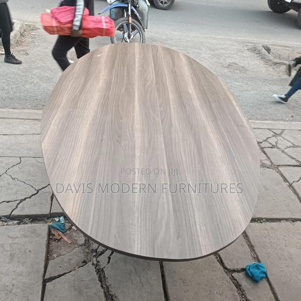 Ovals Wooden Table - main view