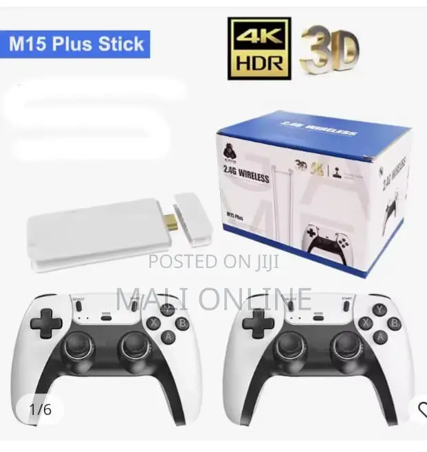  Retro Game Stick Mini Console Hdmi Wireless Controllers 2 Player