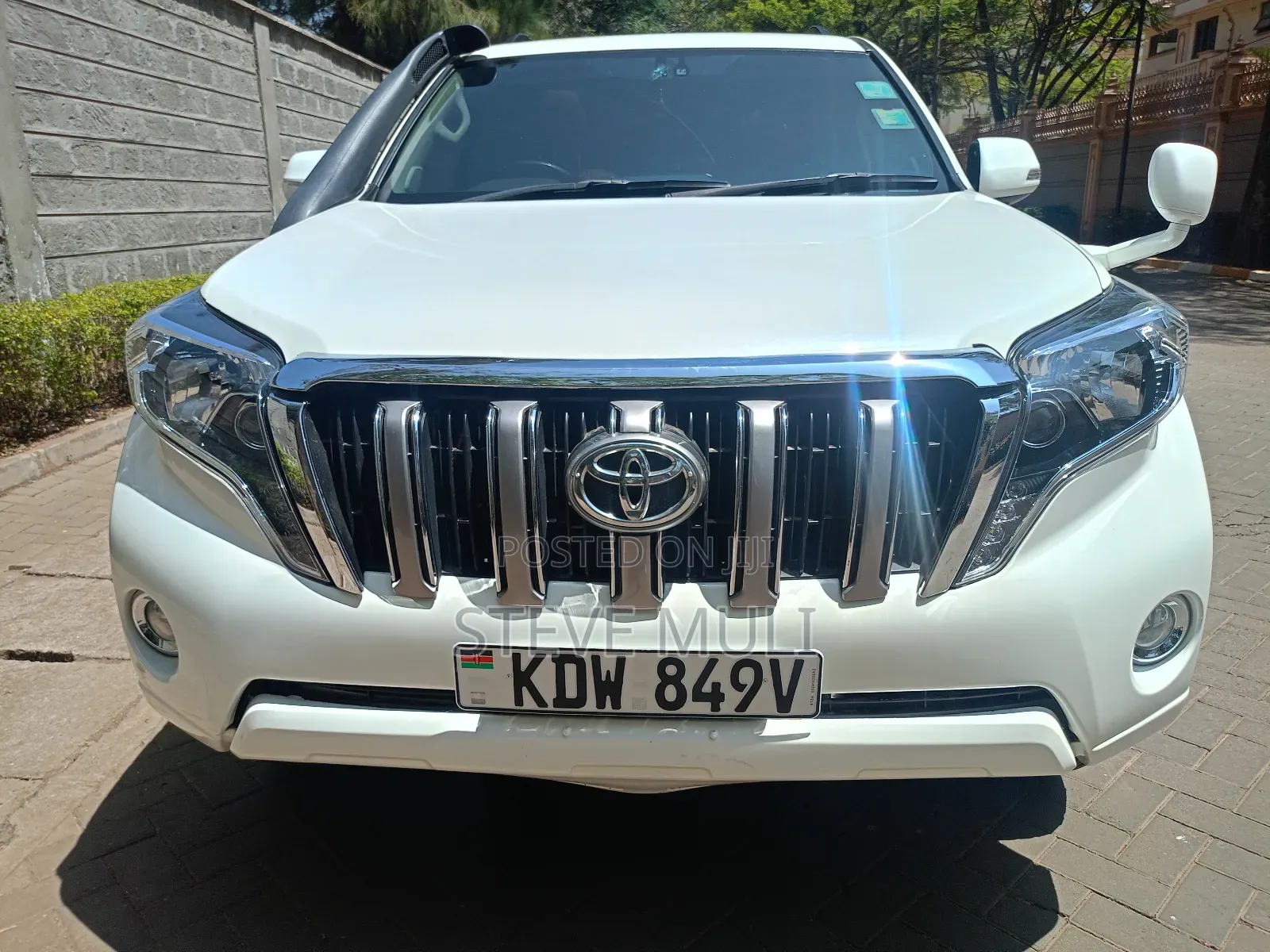 Toyota Land Cruiser Prado 3.0 D-4D (190 Hp) 7 seats 2014 White