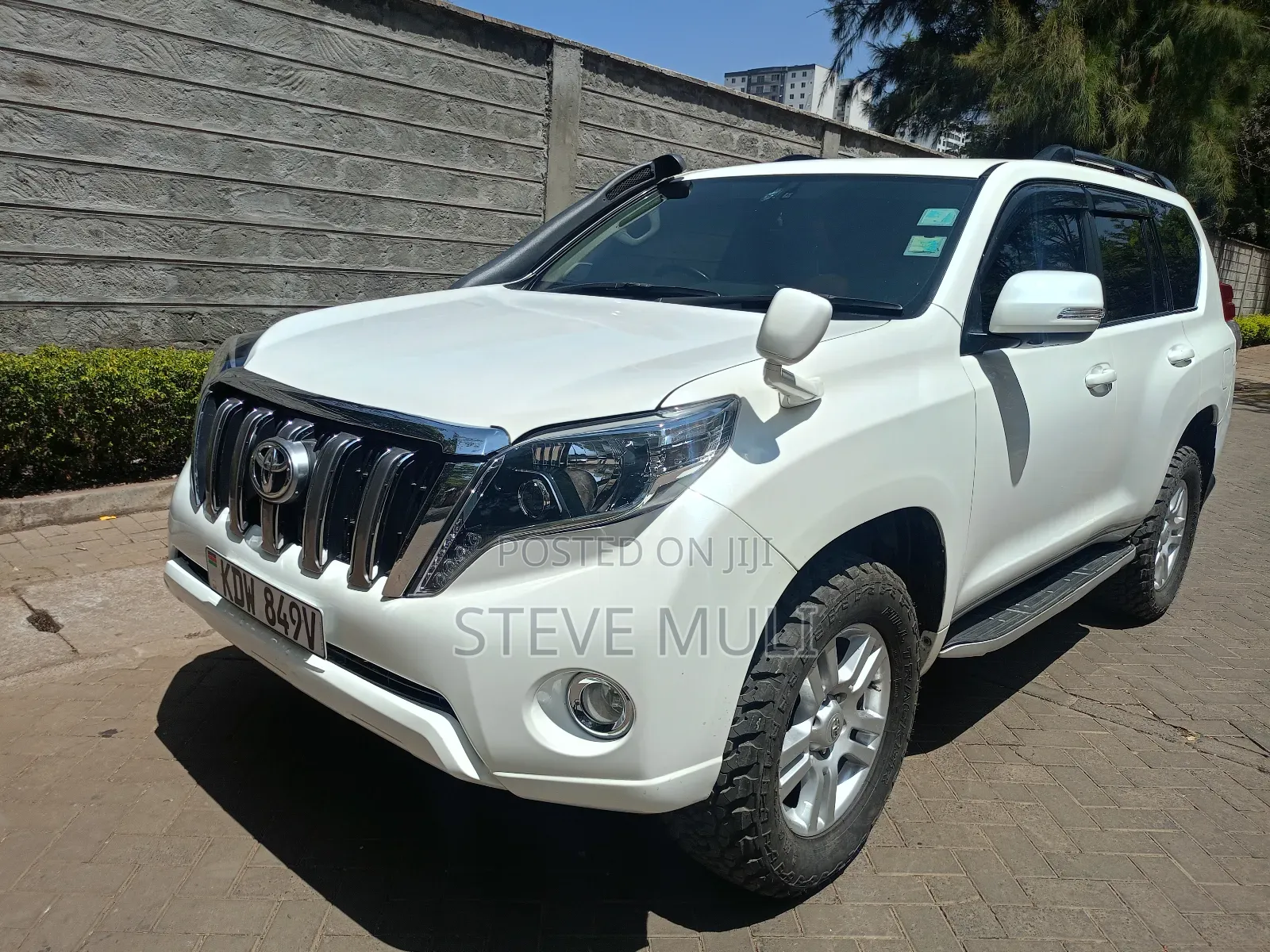Toyota Land Cruiser Prado 3.0 D-4D (190 Hp) 7 seats 2014 White