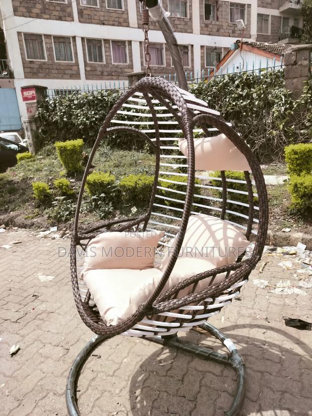 Hanging Wicker Swinging Chair - main view