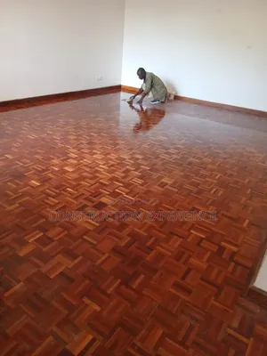 Floor Wooden Parquet and Painting