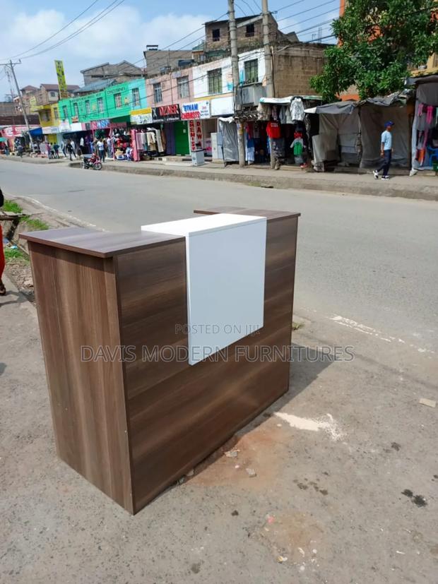 Wooden Reception Desk
