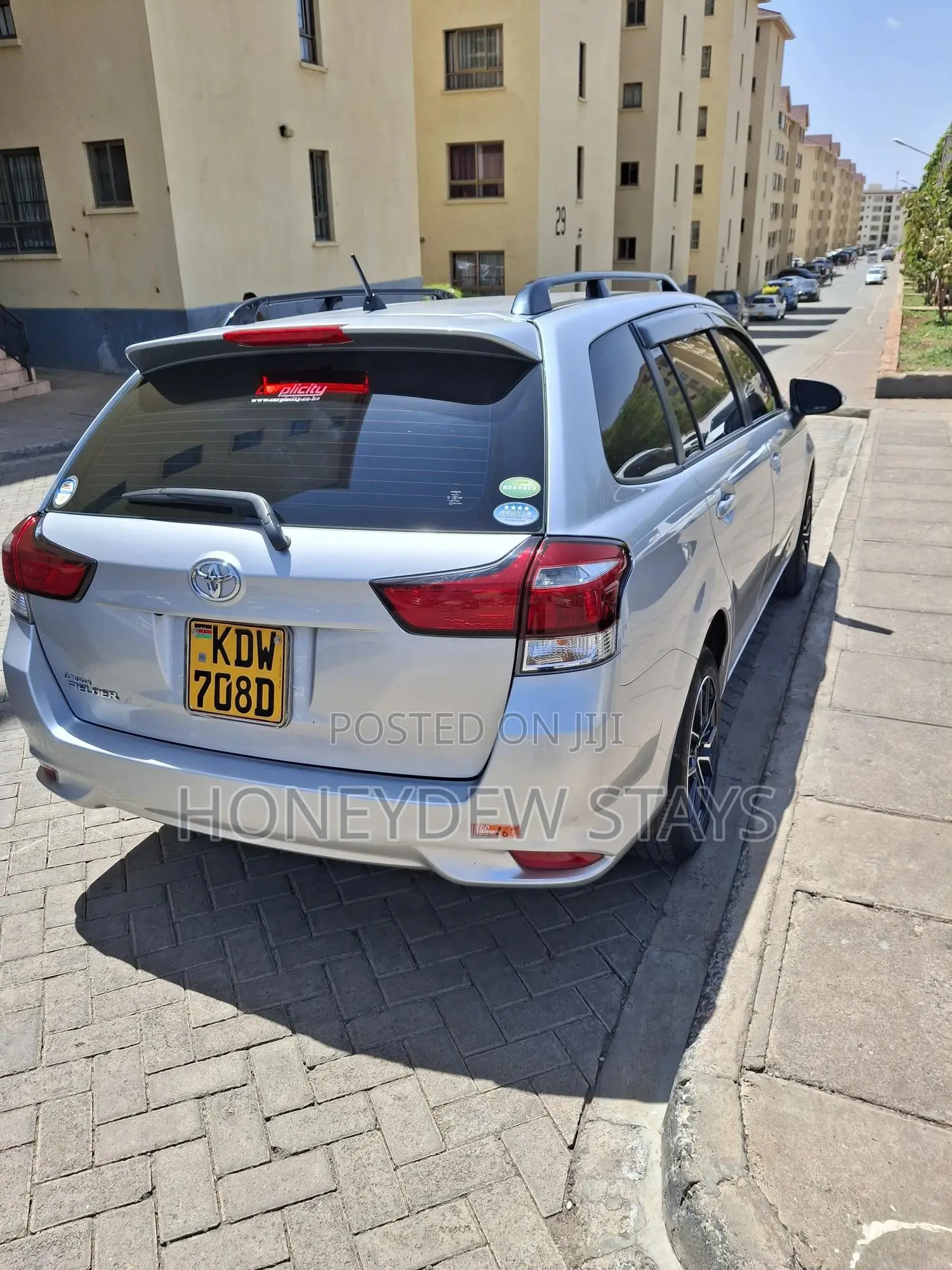 Toyota Fielder for Hire Plus Driver in Kisumu –(Ksh 4,500/Day)