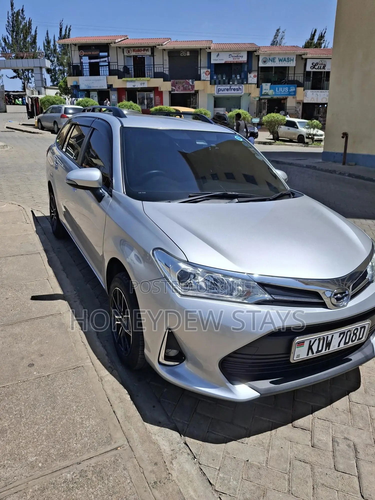 Toyota Fielder for Hire Plus Driver in Kisumu –(Ksh 4,500/Day)