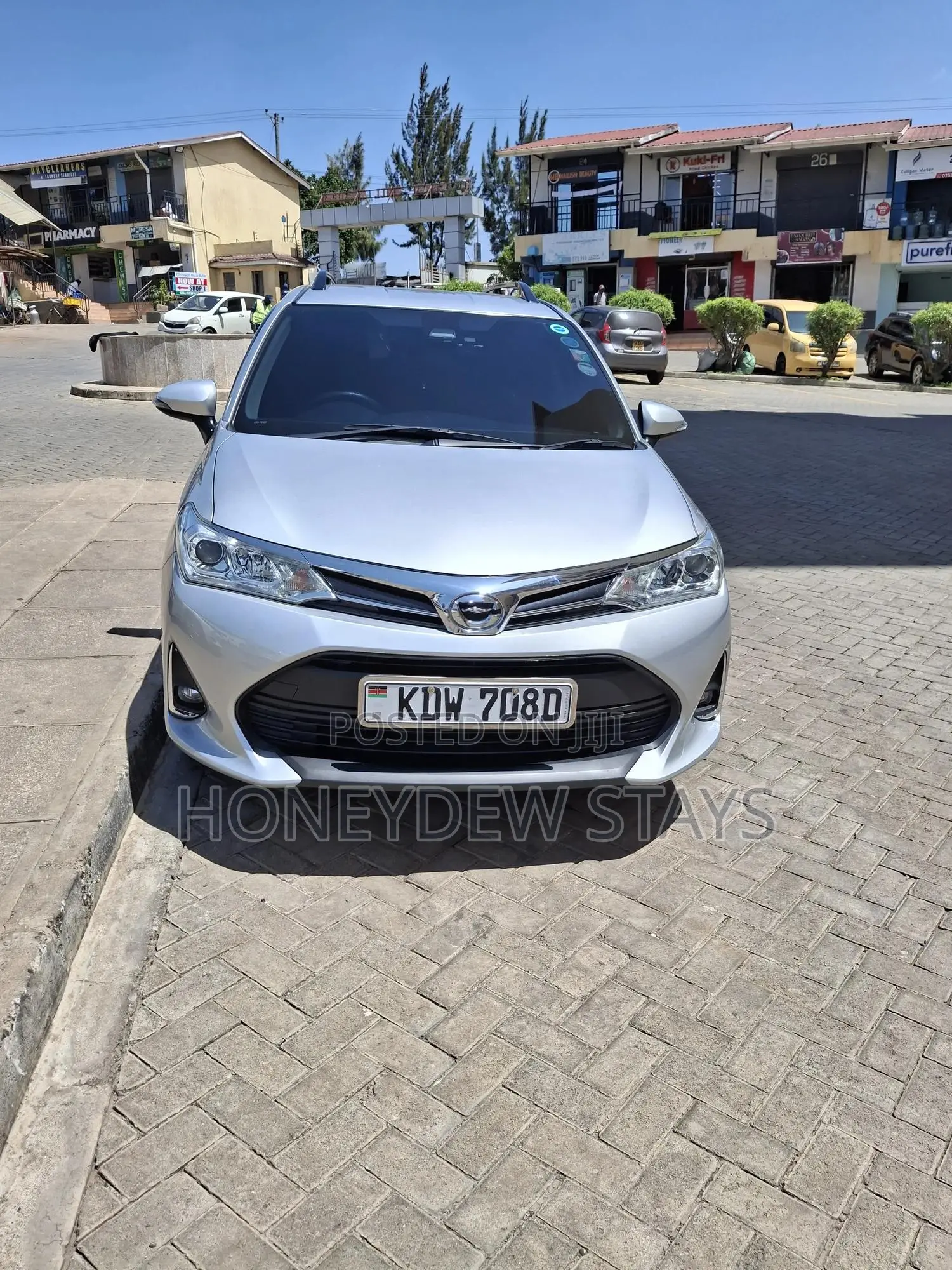 Toyota Fielder for Hire Plus Driver in Kisumu –(Ksh 4,500/Day)