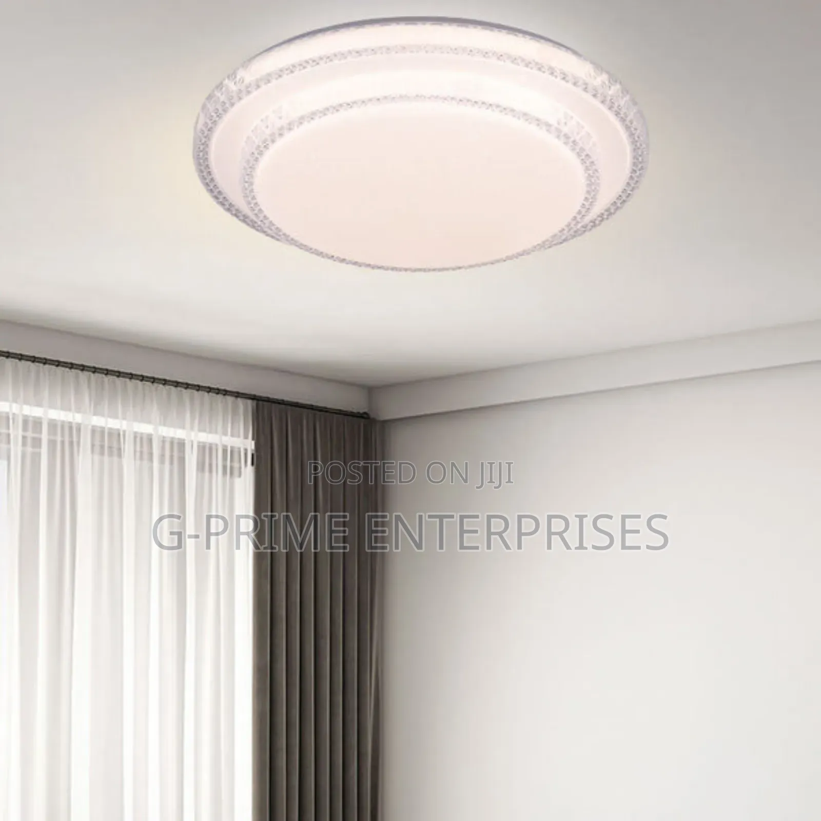 Modern Crystal Flush Ceiling Light