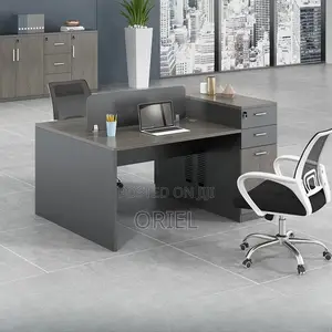 Office Workstations : Contemporary Two Person Office Workstation
