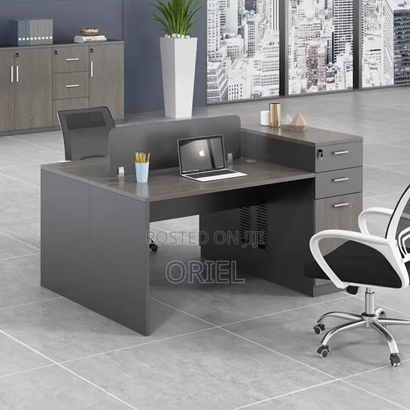 Office Workstations : Contemporary Two Person Office Workstation
