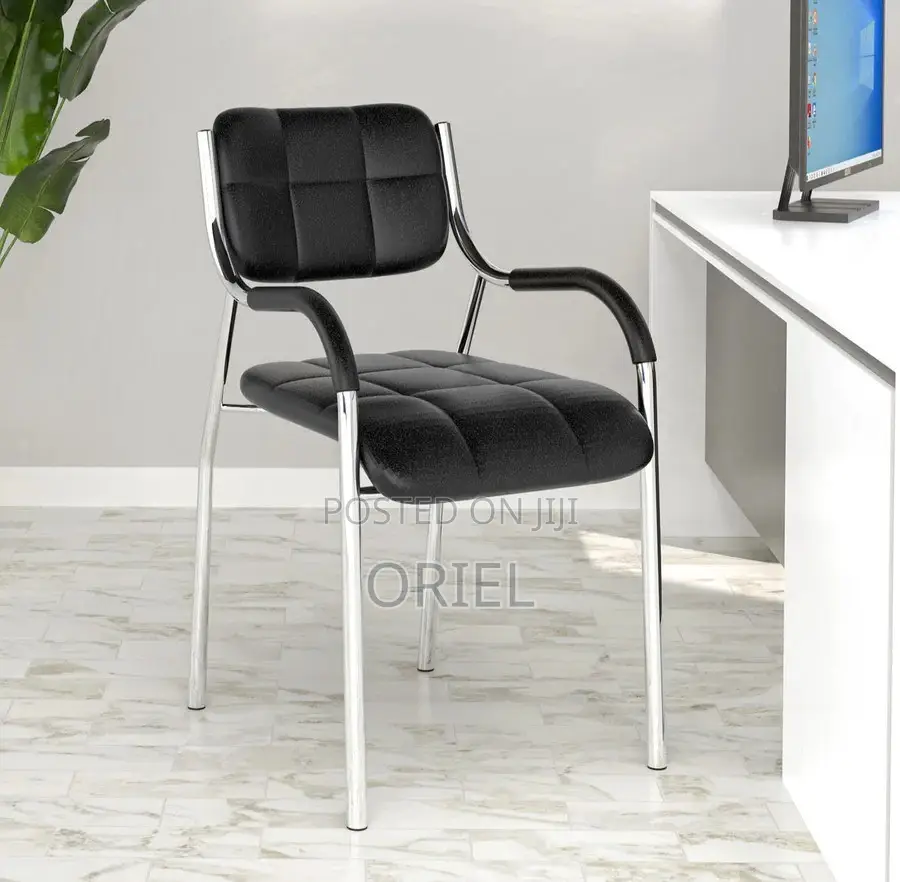 Office Chair: Mid-Back Ergonomic Computer Chair