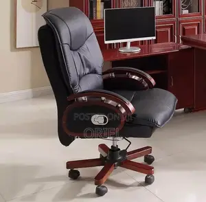 Office Chairs : High Back Leather Office Chair With Armrests
