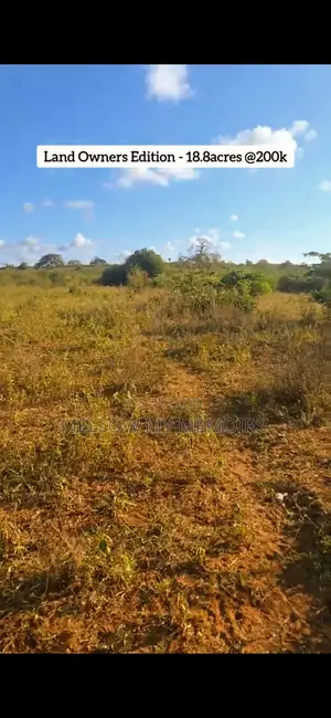18.8acres With Title Deed In Karimboni, Kilifi County