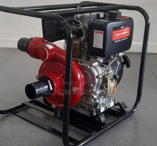 Kato Germany Diesel Water Pump 16hp/3inch High Pressure Water Pump