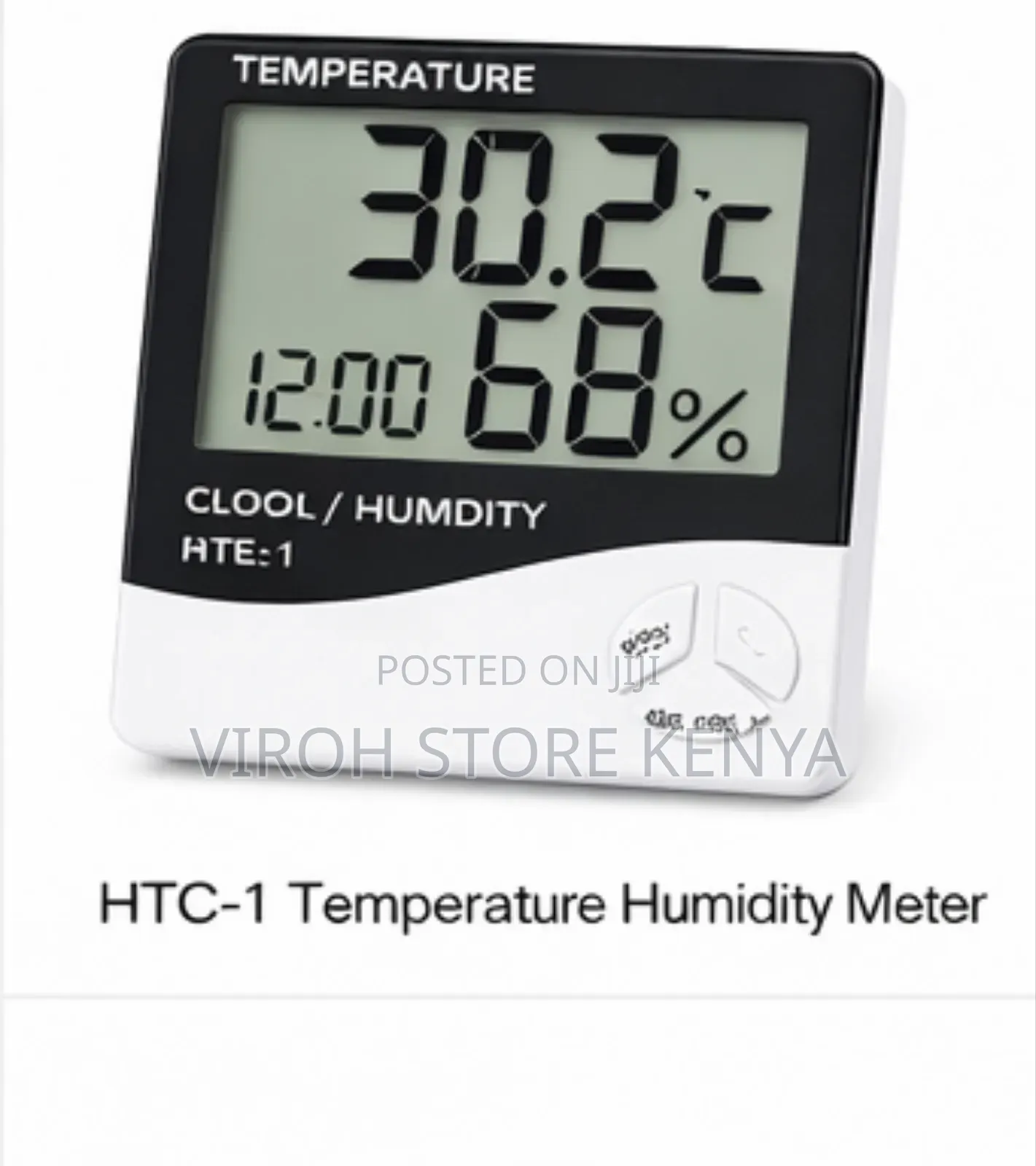 HTC 1 Clock Temperature Humidity Meter