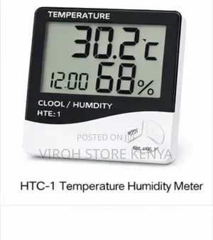 HTC 1 Clock Temperature Humidity Meter