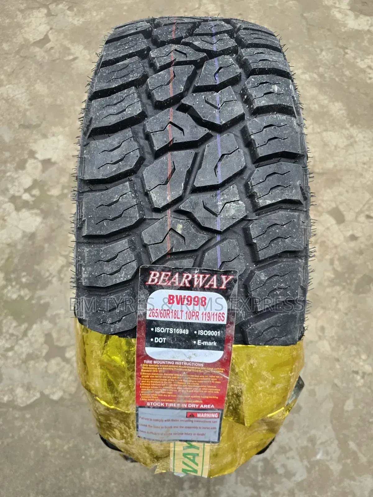 Lt 265 /60 R18 Bearway Tyres