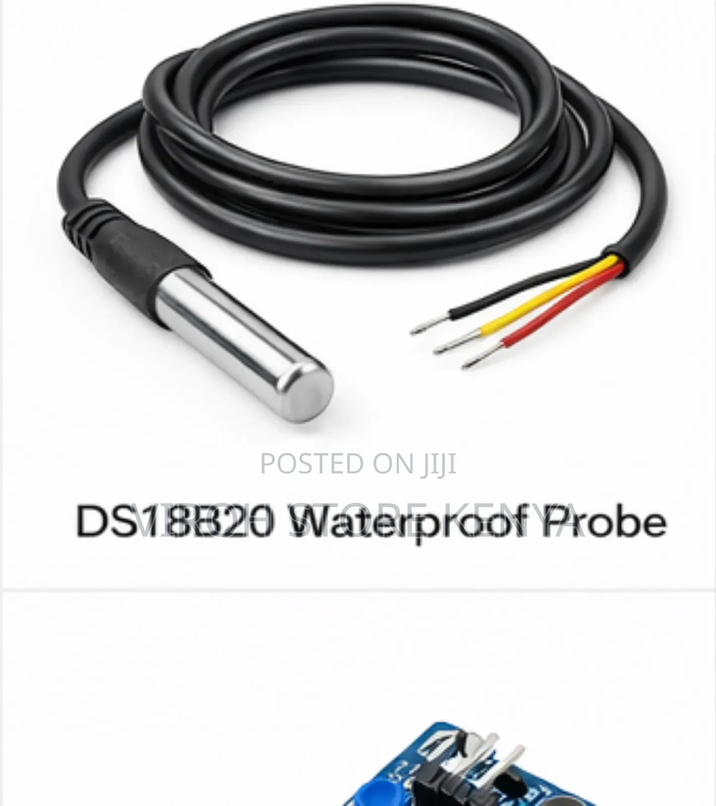 Ds81b20 Waterproof Temperature Probe Wire 1m Long