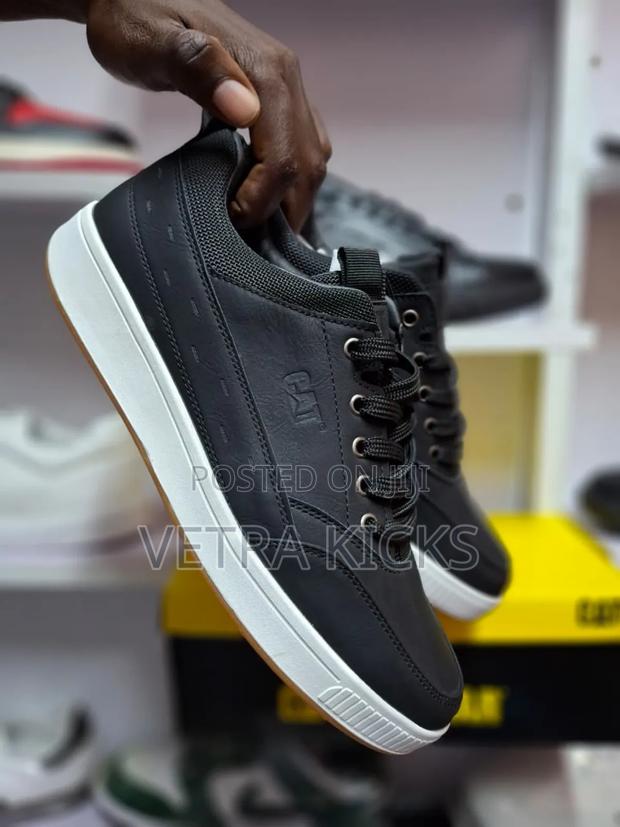 Black and White Caterppillar Sneakers