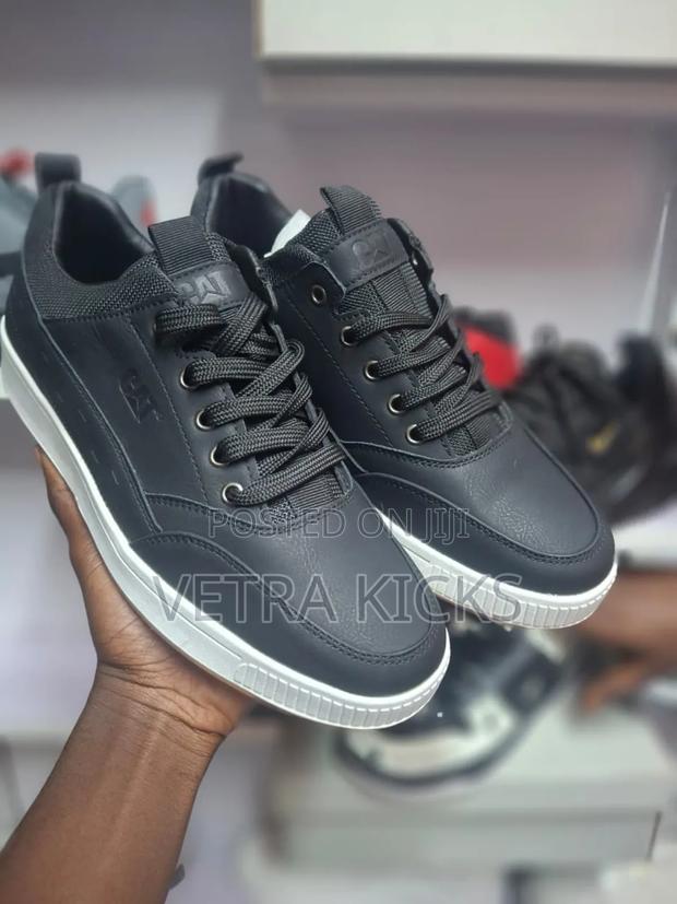 High Quality Black and White Sole Caterpillar Casuals - main view
