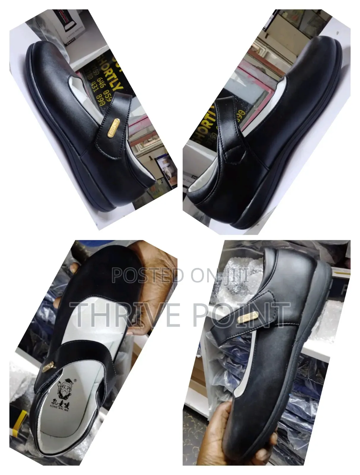 Girls High Quality Leather School Shoes
