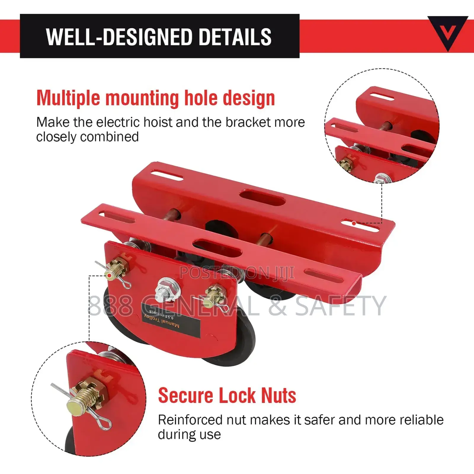 Electric Hoist Power Trolley 1.5-Ton