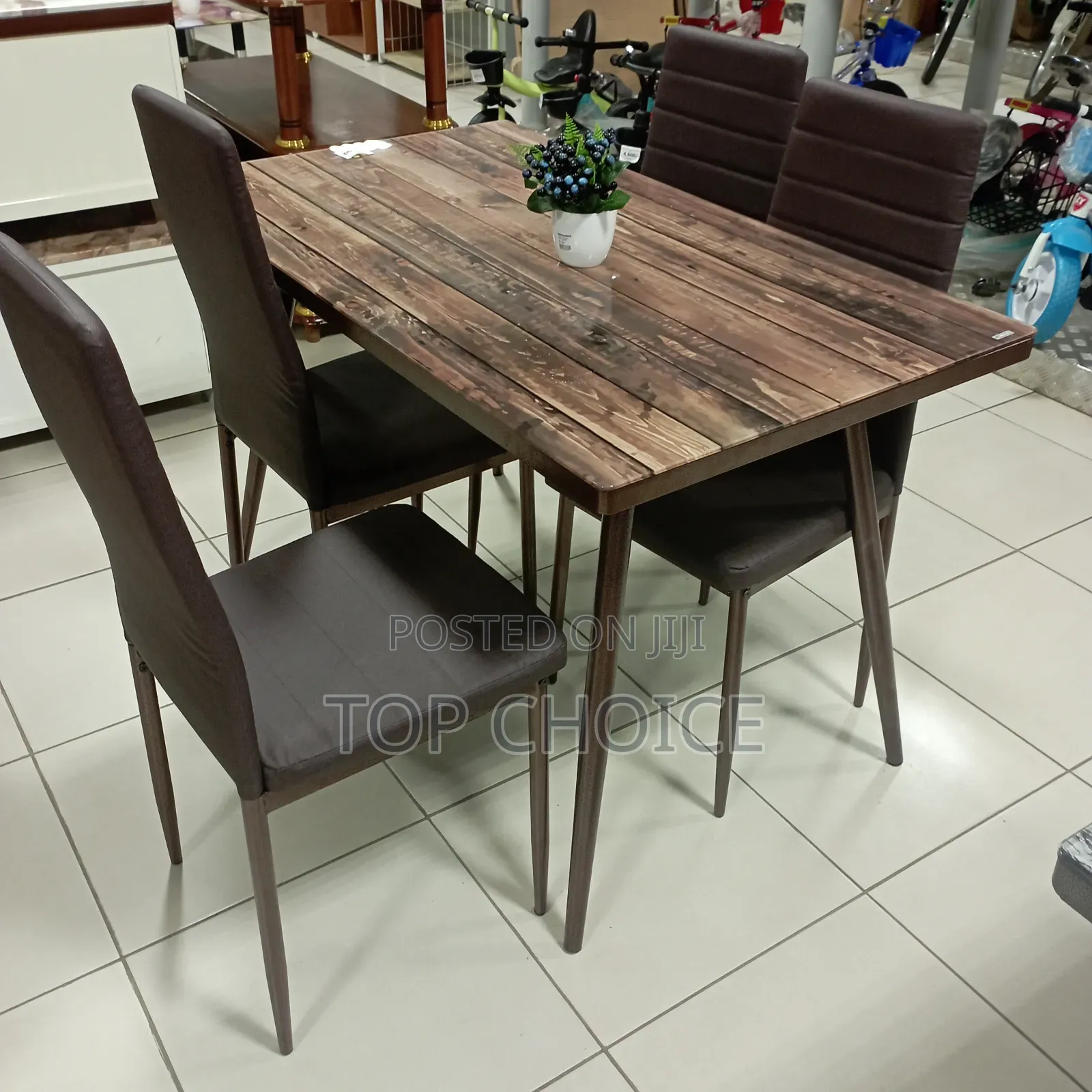 Glass Dining Table 4-Seater