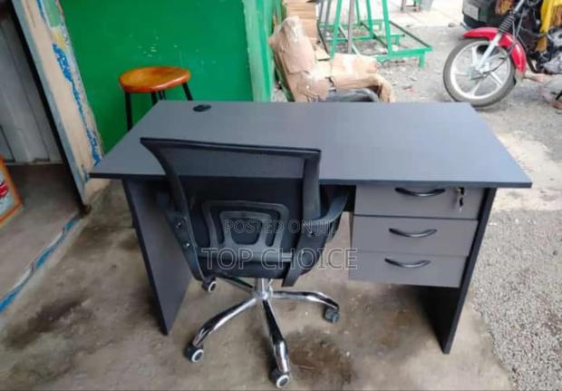 Office Study Set : 1.2m Table and Chair. - main view