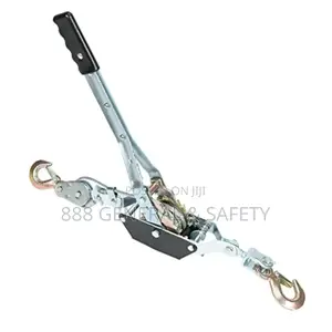 Ratcheting Cable Puller 2-Ton 2-Hook