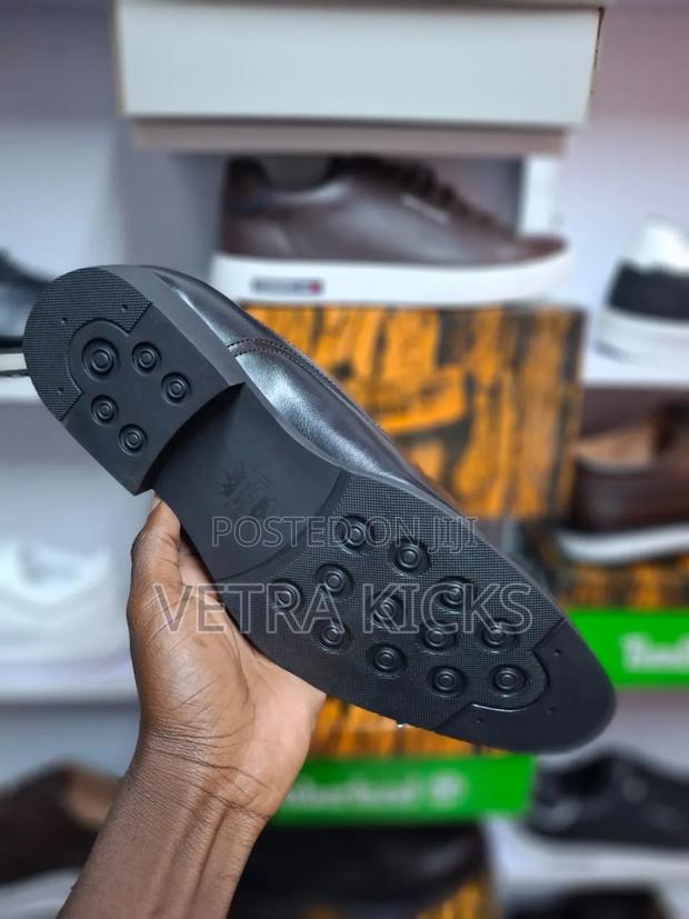 Men Official Leather Shoes Low Cut Black - thumbnail 3