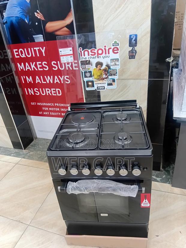 Mika 58×58 3 Burner + 1 Electric Plate Cooker