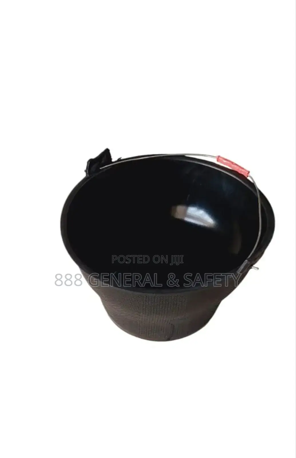 Black Consttuction Plastic Bucket