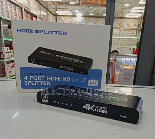 Ultra Hd Hdmi Splitter 1x4 - Peferct for Tvs,Monitor Projectors