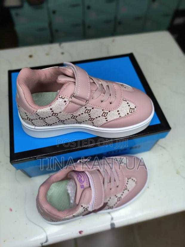 Baby Pink Sneakers for Girls - thumbnail 2